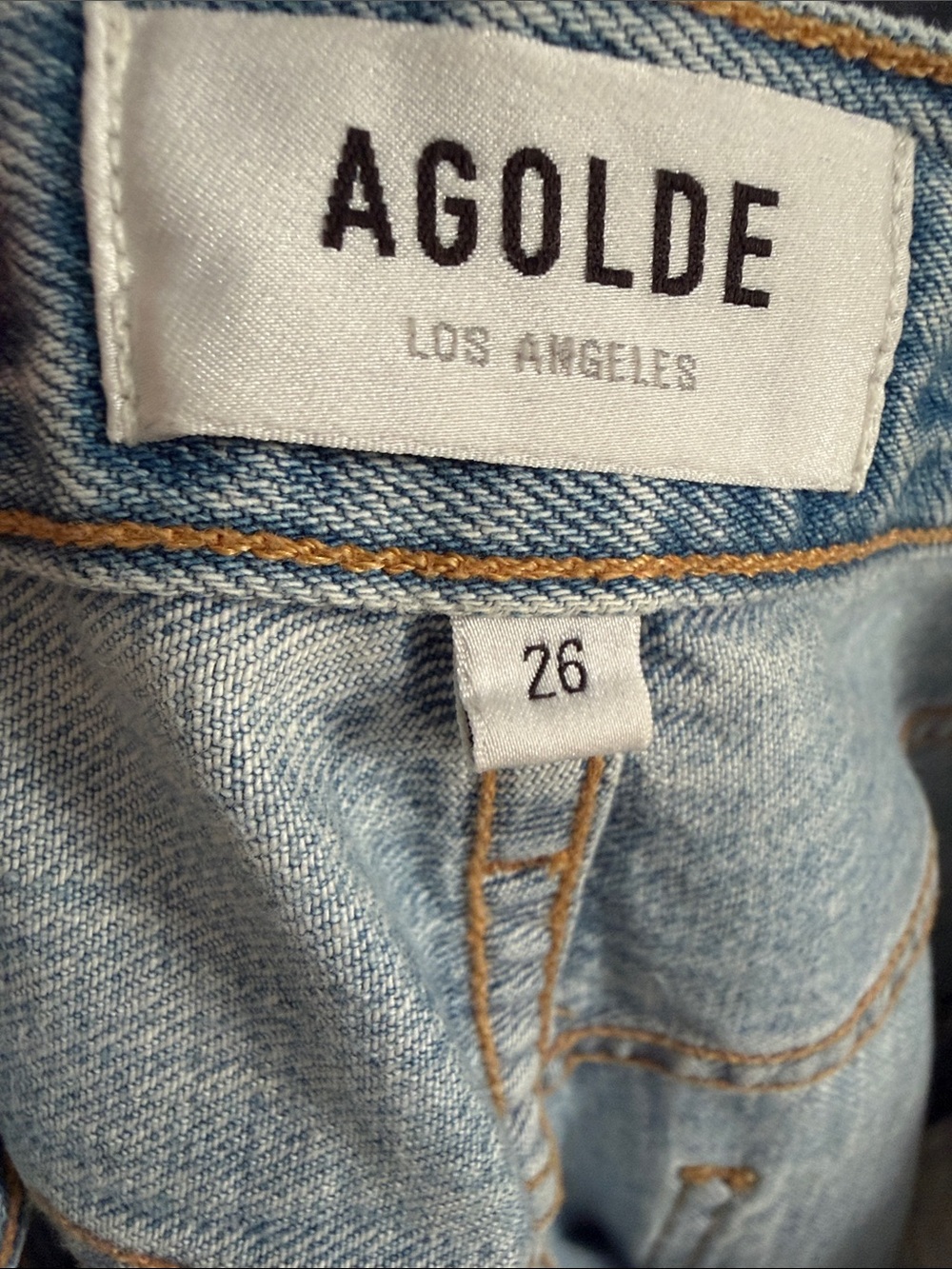 Agolde Riley jeans size 26 - Picture 2 of 5